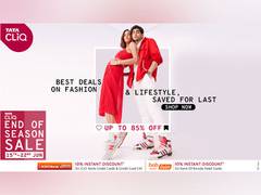 
      
      Tata CLiQ Saves the Best Offers for Last with the End of Season
      
      