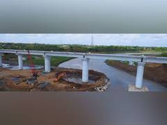 
      
      Second bridge on MAHSR corridor over Purna River completed
      
      