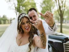 
      
      Eminem's daughter Alaina Scott marries Matt Moeller
      
      