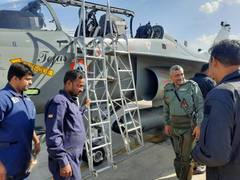 
      
      Deputy IAF chief flies sortie in LCA Tejas trainer aircraft
      
      