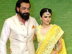 
      
      Bobby Deol, wife Tanya serve couple goals at  Karan's sangeet
      
      