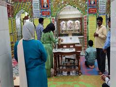 
      
      Jain templebans entry of devotees wearing short clothes
      
      