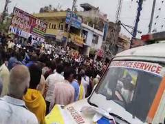 
      
      Andhra: Parents of boy burnt to death in Bapatla stage protest
      
      