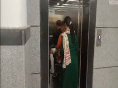 
      
      Rajasthan: Man takes injured son into hospital lift
      
      