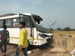 
      
      26 injured as bus rams into bridge in Chhattisgarh's Raigarh
      
      