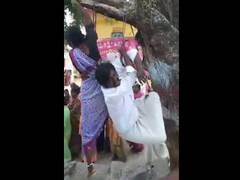 
      
      Telangana: Couple tortured, tied to tree over alleged black magic
      
      