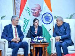 
      
      Iraq's Deputy PM for Energy Affairs calls on VP Dhankhar
      
      