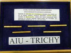 
      
      Tamil Nadu: AIU seizes gold worth Rs 19.12 at Trichy airport
      
      