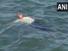 
      
      Yoga practitioners perform 'Jal Yoga' in Tamil Nadu's Rameswaram
      
      