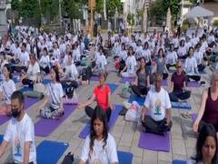 
      
      Embassy of India in Kuwait, Japan, celebrate Yoga Day
      
      