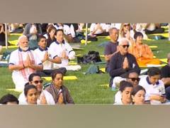 
      
      Amit Shah hails PM Modi after Yoga event enters Guinness Book
      
      