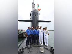 
      
      INS Vagir makes its maiden foreign port call at Colombo 
      
      