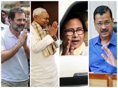 
      
      Opposition leaders' meeting begins in Patna
      
      