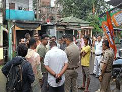 
      
      West Bengal: BJP office set on fire in Siliguri's Dabgram
      
      