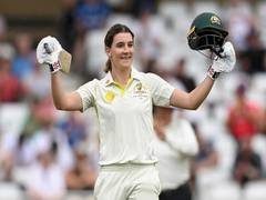 
      
      Sutherland's maiden Test ton powers Australia to 473
      
      