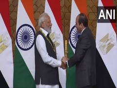 
      
      PM Modi conferred with 'Order of the Nile' award
      
      