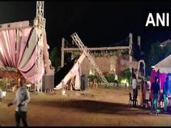 
      
      MP: 8 injured as wedding pandal collapses due to heavy rain
      
      