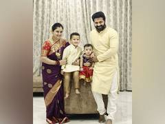 
      
      Rishab Shetty celebrates daughter's ear piercing ceremony
      
      