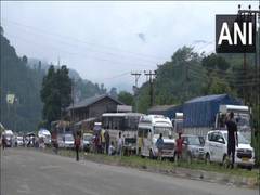 
      
      Flash floods, landslides hit Himachal's Mandi; Traffic blocked
      
      