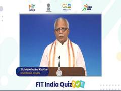 
      
      Haryana CM congratulates participants of Fit India Quiz
      
      