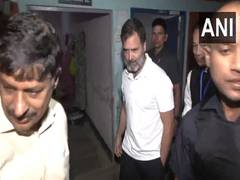 
      
      Rahul Gandhi meets violence-hit people in Churachandpur
      
      
