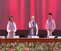
      
      PM Modi lays foundation of three Delhi University's buildings
      
      