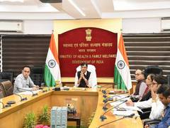 
      
      Mansukh Mandaviya virtually interacts with agriculture ministers
      
      