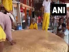 
      
      Mahabhog of 2,700 kg offered to Siddha Peeth Balaji
      
      