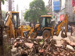 
      
      Delhi: PWD demolishes two religious structures in Bhajanpura
      
      