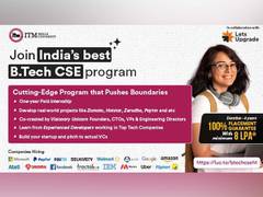 
      
      India's only B.Tech CSE with 100 per cent job guarantee
      
      