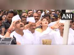 
      
      NCP crisis: Ajit Pawar unfurls party flag
      
      