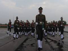
      
      Indian tri-services contingent leaves for French Bastille Day
      
      