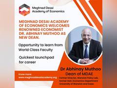 
      
      Meghnad Desai Academy of Economics Welcomes Dr Abhinay Muthoo
      
      