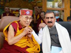 
      
      CM Sukhu greets Dalai Lama on his 88th birthday
      
      
