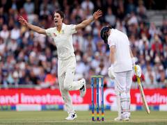 
      
      Australia bowlers put visitors in control over England batters
      
      