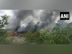 
      
      Telangana: Fire in three coaches of Falaknuma Express
      
      