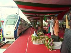 
      
      PM Modi flags off two Vande Bharat Express trains in Gorakhpur
      
      