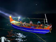 
      
      Gujarat: Indian Coast Guard ship rescues five fishermen
      
      