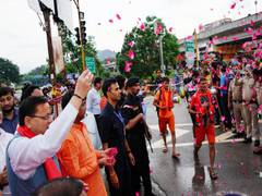 
      
      CM Dhami conducts surprise inspection of Kavad Patti in Haridwar 
      
      