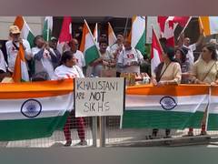
      
      Indian community counters pro-Khalistani protest in Canada
      
      