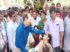 
      
      Adhir Ranjan Chowdhury meets family of victim of poll violence
      
      