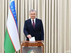 
      
      Uzbek president Mirziyoyev re-elected for 7-year term 
      
      