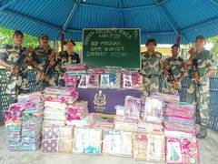 
      
      BSF Meghalaya seizes clothing item worth Rs 13 lakh
      
      