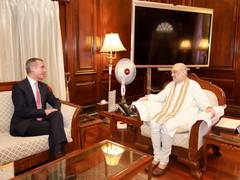 
      
      Amit Shah meets with US envoy Eric Garcetti
      
      