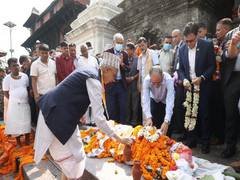 
      
      Sita Dahal, spouse of Nepal PM cremated with state honours
      
      
