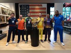 
      
      Major League Cricket trophy revealed in Texas
      
      