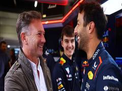 
      
      Red Bull team principal Daniel Ricciardo back in F1
      
      