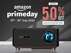 
      
      WZATCO offers discounts on 4K Ultrashort Throw Laser Projector
      
      