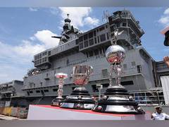 
      
      Durand Cup Trophy Tour sets foot on INS Vikrant at Kochi
      
      