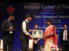 
      
      President Murmu presides over annual meeting of IRCS
      
      